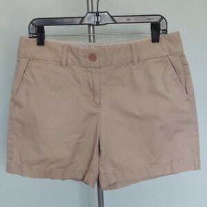 LOFT Ann Taylor Women’s Khaki Chino Shorts - Size 6 - 5-Pocket Style